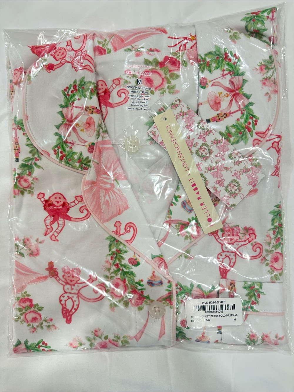 Roller Rabbit x Loveshackfancy Merry Monkey Beaux Polo Pajama Set